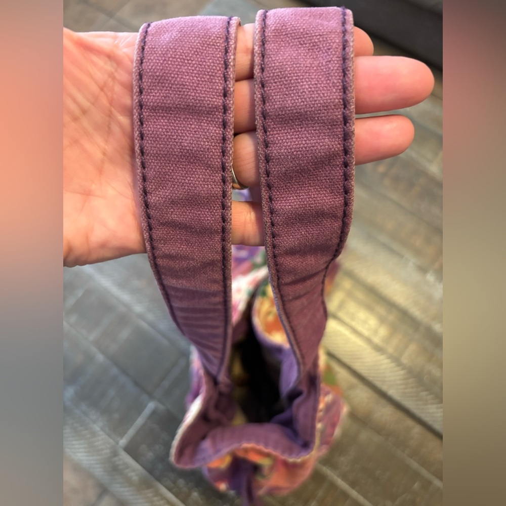 Lucky Brand Purple and Pink Floral Shoulder Bag - Picture 9 of 11